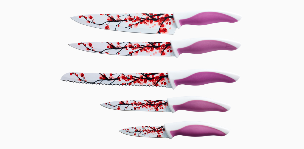 5pcs pp handle coating knife set