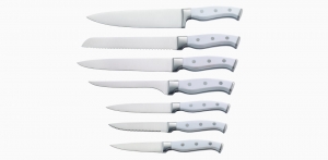 7pcs ABS handle knife set